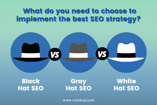 Black Hat seo vs white hat seo vs gray hat seo – VRankUp (1)